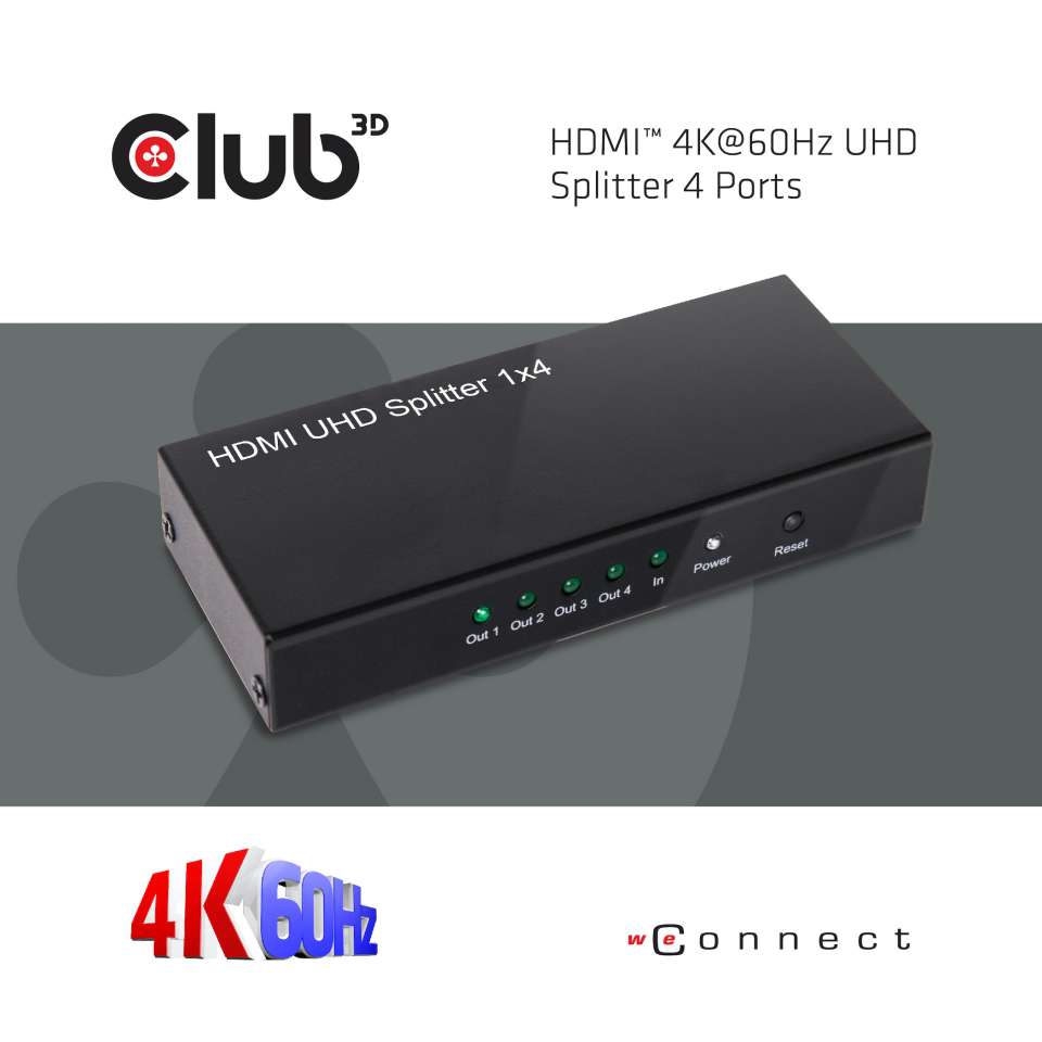 Club 3D  HDMI Switchbox 4 Ports