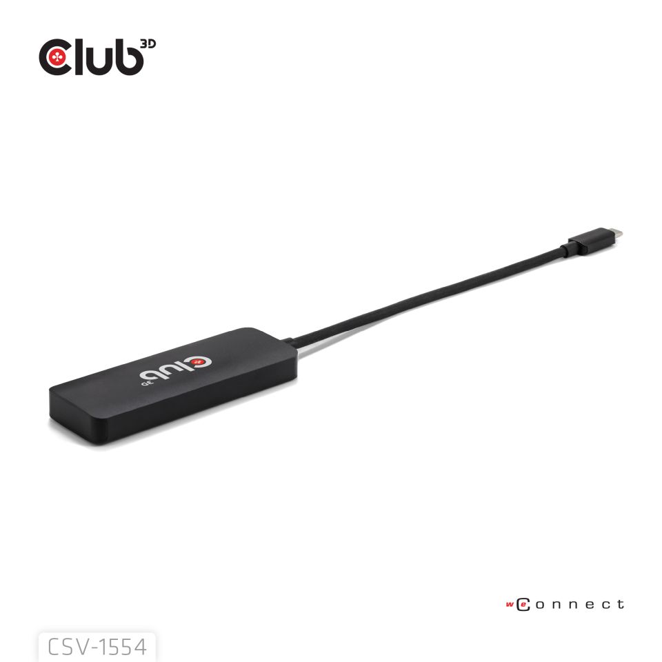 Club 3D Multi Stream Transport (MST) HUB - Tripple Display 4K60Hz