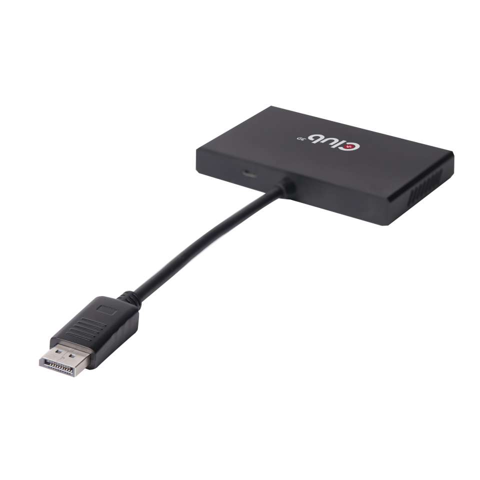 Club 3D Multi Stream Transport (MST) Quad DisplayPort