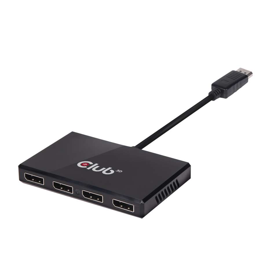 Club 3D Multi Stream Transport (MST) Quad DisplayPort