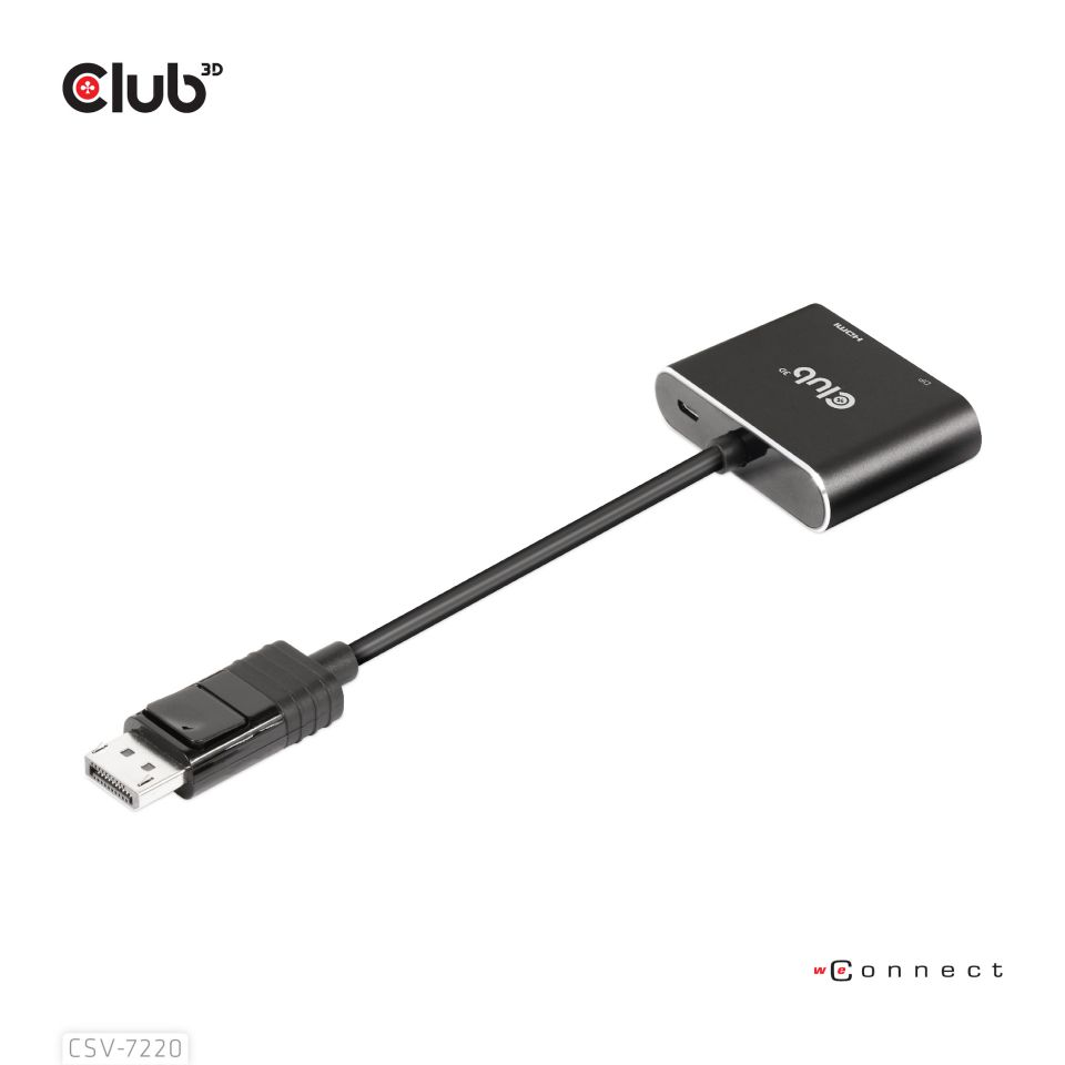 Club 3D Multi Stream Transport (MST) HUB - Dual Display