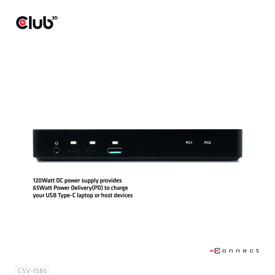 Club 3D KVM Switch - Dual HDMI 4K60Hz