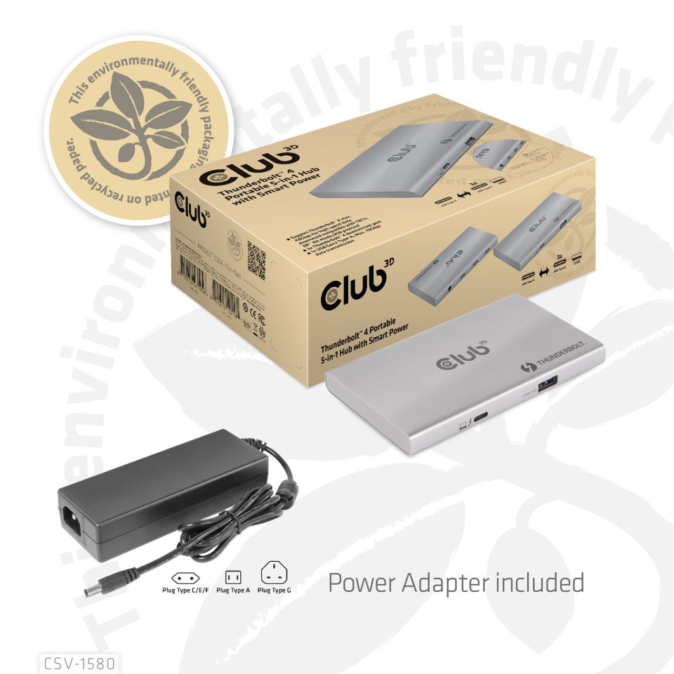 Club 3D Thunderbolt 4  HUB 5-in-1